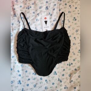 ZESICA Women's Summer Corset Top -S